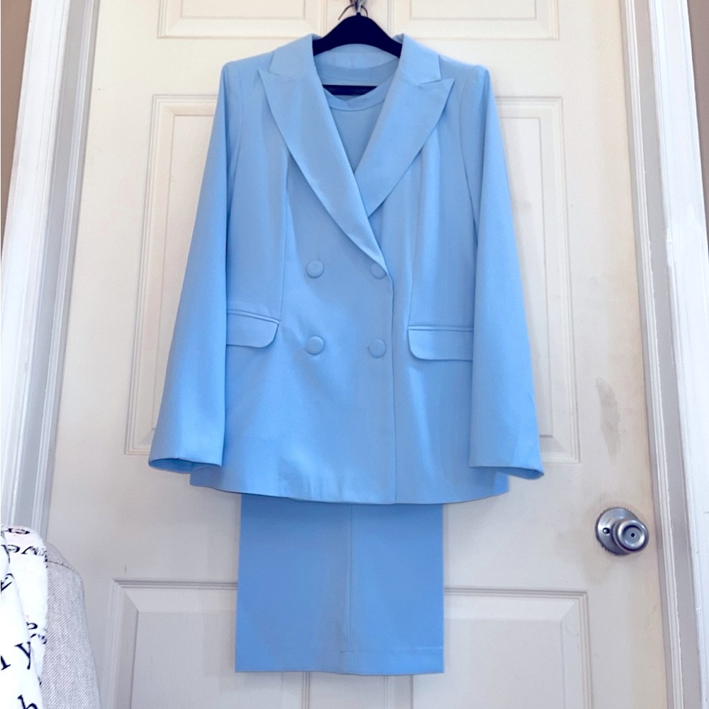 Beautiful Blue Pantsuit